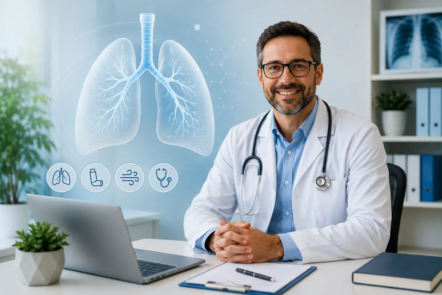 Especialista en enfermedades respiratorias